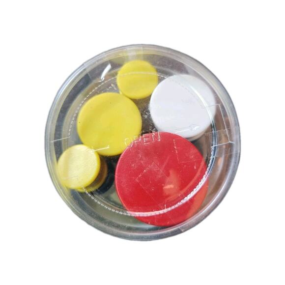 New Office Mate Heavy Duty Magnets Clips Assorted Sizes Colors 30 Pack - Picture 2 of 3